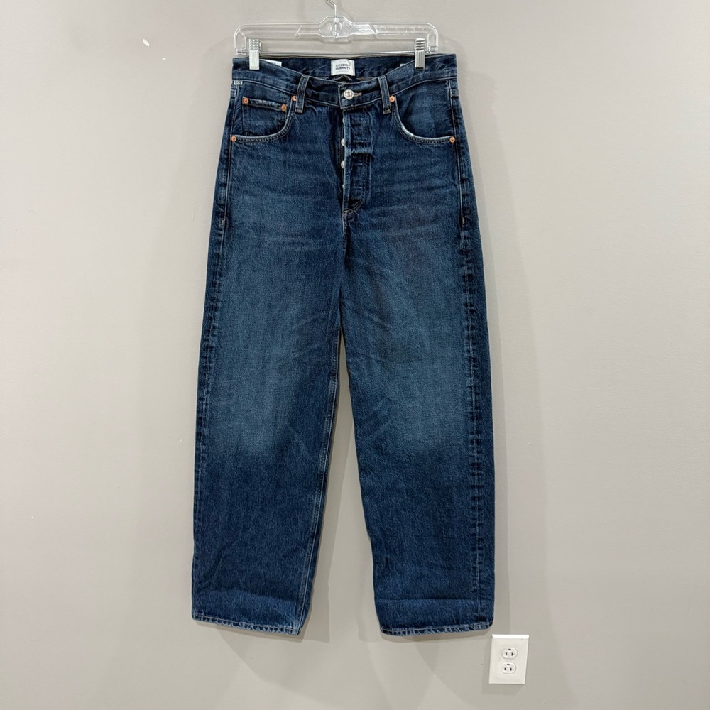 Citizens Of Humanity Medium Blue Wide-Leg High-Rise Jeans - Picture 7 of 14